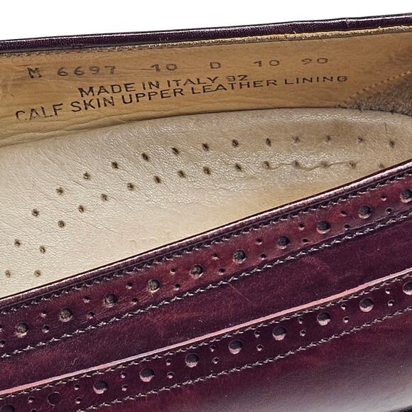 Rockport VTG Full Brogue Wing Tassel Loafers with Fringe Men's Size 11 - Picture 8 of 9